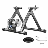 VEVOR Fahrrad Rollentrainer Fahrradtrainer für 660,4-736,6 mm / 700C-Räder, klappbarer Radtrainer Heimtrainer mit Schnellspanner & Vorderradunterlage, 150 kg belastbar, Fahrradfahren Heimtraining