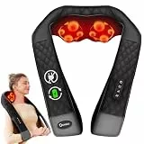 KNQZE® Nackenmassagegerät kabellose, 4D Shiatsu Massagegerät Nacken Schulter, Nackenverspannungen lösen, Tiefenmassage für Nacken, Schulter, Rücken, Geschenke für Frauen/Mütter/Väter