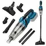 Akku Handstaubsauger kompatibel mit Makita 18V Akku, 10000Pa Tragbar Staubsauger mit 4 Düsen und 0,75L Staubbehälter für Hartholzboden Teppich Haustierhaare Auto (ohne Akku)