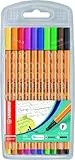 STABILO - Fineliner - point 88-10er Pack - Standardfarben