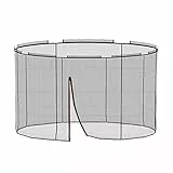 Ampel 24 Deluxe Sicherheitsnetz für Trampolin Ø 305 cm, Ersatznetz für 8 Stangen, Netz außenliegend, Ersatzteil reißfest und UV-beständig