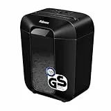 Fellowes Aktenvernichter 9 Blatt (P4), Papierschredder mit Partikelschnitt für Homeoffice, Powershred LX50, Schredder mit 17L Papierkorb und Sicherheitssperre, LX AktenvernichterDesign Serie, schwarz