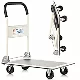 Pallit Carry Transportwagen klappbar 150kg Rollwagen mit Anti-Rutsch-Beschichtung Lenkbarer Plattformwagen Transporthilfe Handwagen