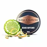 King C. Gillette Bartbalsam für Männer, Leichte und Tiefgreifende Bartpflege mit Dem Charakteristischen Duft von King C. Gillette — 100ml