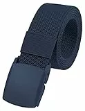 Brandit Stoffgürtel mit Kunststoff-Schnalle, Navy