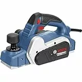 Bosch Professional Hobel GHO 16-82 (630 Watt, 230 Volt, inkl. Innensechskantschlüssel SW 2,5, Stoffstaubbeutel, Parallelanschlag)