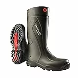 Dunlop Protective Footwear, C762933, Purofort+ Full Safety, Dunkelgrau/Rot/Schwarz, Größe 43 EU