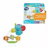 VTech Baby Kleiner Gieß-Elefant – Badespielzeug mit Dreh-Effekten & Saugnapf | Wasserspielzeug für Kleinkinder