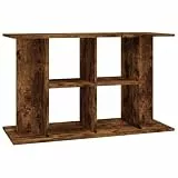 vidaXL Aquariumständer, Aquarium Unterschrank mit viel Stauraum, Aquarium Tisch mit stabiler Oberplatte, Aquariumschrank Aquarium Halter, Räuchereiche Holzwerkstoff