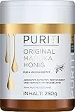 PURITI Manuka Honig MGO 850+ 250g aus Neuseeland mit zertifiziertem Methylglyoxal Gehalt - Laborgeprüft, Direktimport, reines Naturprodukt, frei von Zusatzstoffen