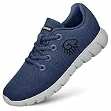Giesswein Merino Runners Men Atmungsaktive Herren Sneaker aus Merinowolle – Leicht, Bequeme Schuhe mit Dämpfung – Für natürlichen, gesunden Gang – Freizeit & Alltag