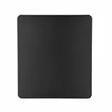 Fdit Mauspad aus Aluminiumlegierung, rutschfeste Mauspads, doppelseitiges Büromousemat für PC-Computer Laptop(Schwarz)