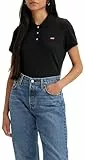 Levi's Damen Housemark Polo Shirt, Caviar, L