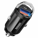 Zigarettenanzünder USB C Adapter Sctazagre [PPS45W /PD & QC 3.0] Auto Ladegerät USB C Kfz Handy Ladegerät Mit Blauem LED-Licht 12V USB Adapter Auto Super Mini Car Charger