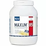 Hochwertiges Mehrkomponenten Protein Pulver - Maxum 85 - Eiweiss Protein Pulver für Muskelaufbau und Regeneration - Ideal für deinen Protein Shake - Perfektes Eiweißpulver (Vanille, 750 g Dose)