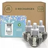 Airwick Desodorierer, Nachfüllpack, elektrisch, frische Wäsche, 3 x 19 ml