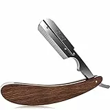 BartZart Shabo Rasiermesser mit Wechselklingen-System I Premium Rasiermesser Set mit Holzgriff inkl. Etui I Rasiermesser Herren I Bart Messer I Barber Tools