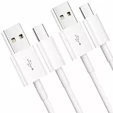USB C Kabel [2Stück1m] USB C Ladekabel Geflochten USB auf USB C Kabel kompatibel Mit iPhone 17/16/15,Samsung Galaxy S25/S24/S23, Google, Huawei, LG, Xiaomi, Sony, Handy Typ-C Ladekabel