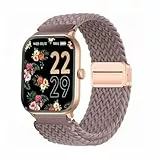 AireWiki 22mm Stoff Armband Kompatibel mit ICE-WATCH (1,85') Armband Nylon Für Herren Damen Sport Ersatzband mit Uhrenarmband Magnetschnalle Für ICE-WATCH (1,85') (3)