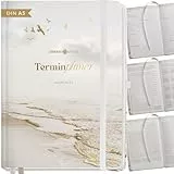 Lebenskompass® Kalender 2026 2027 A5 Sanf - Terminplaner Juli 2026 bis Dezember 2027 - 18 Monate Wochenplaner & Buchkalender mit Achtsamkeit, Hardcover mit Goldprägung