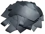 HAPPER STUDIO Crazy Horse gewachste Lederreste aus echtem Leder für Basteln und Lederhandwerk 1 kg (Schwarz Mix)