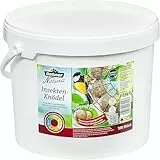 Dehner Natura Premium Meisenknödel ohne Netz, Insektenknödel, ganzjähriges Wildvogelfutter proteinreich / energiereich, im Eimer, 100 Stück je 90 g (9 kg)