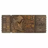 FaNaTtik Jurassic Park Futtershow Sammlerstück Metall Ticket und Ständer