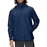 Marmot Herren PreCip Eco Jacket, Wasserdichte Regenjacke, winddichter Regenmantel, atmungsaktiv, faltbarer Hardshell Windbreaker, ideal zum Fahrradfahren & Wandern, Arctic Navy, M