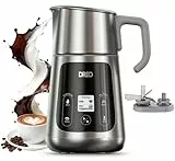 Dreo All-in-1 Milchaufschäumer, Automatischer Schaummacher für Latte Art-Niveau Mikrofoam und heiße/kalte Kaffees, 27oz/800ml Elektrischer Milchwärmer mit über 30 Getränken, Spülmaschinenfest.