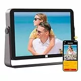 KODAK Digitaler Bilderrahmen, Integrierter Akku und 64 GB Speicher, 10 Zoll Wlan Elektronischer Bilderrahmen, HD-IPS-Touchscreen, Wetteranzeige, Teilen von Bildern, Musik und Videos über App/Email/USB