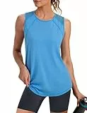 Gyabnw Sport Tank Top Damen Fitness Sporttop Gym Yoga Laufshirt Ärmellos Sport Tshirt Sommer Oberteile