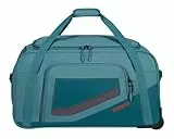 American Tourister City Racer - Reisetasche mit Rollen 68 cm, 98 L - Viel Stauraum & Separates Schuhfach - Wasserabweisend, Mehrere Griffe, Robust - Blau (Petrol)