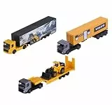 Majorette Auto Volvo Construction Transporter (1 Baustellen-LKW) - FMX Truck aus Metall mit Freilauf und beweglichen Teilen, zufällige Auswahl aus 3 Spielzeugautos für Kinder ab 3 Jahre, 19 cm