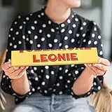 Toblerone Personalisiert mit Namen - Personalisier diese Toblerone mit Namen und Botschaft, Milchschokolade mit Honig und Mandelnougat (360 Gramm)