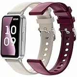 SPC Duo Fit - Sportarmband mit 1,47“ AMOLED-Display | Bluetooth-Anrufe und Benachrichtigungen | +100 Sportarten | 2 Armbänder (beige & granatrot) | Akkulaufzeit bis zu 8 Tage | IP68 | SMART You App