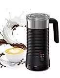 PARIS RHÔNE Milchaufschäumer Elektrisch mit Griff, 300 ml 4-in-1-Milchaufschäumer, geeignet für Latte Macchiato, Cappuccino und Kakao, automatisches Schließen, Antihaftbeschichtung