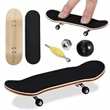 CIATBYYJ Mini Finger Skateboard,Kreatives Fingerboard,Professionelle Fingerskateboard,Ahornholz Finger Spielzeug,für Skateboarding-Enthusiasten, Kindergeburtstagsgeschenke,Mini-Spiele Kinderspielzeug