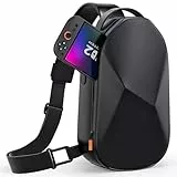 COOWPS Umhängetasche für Nintendo Switch 2 (2025) / Switch OLED / Steam Deck, Geräumig, stylische tasche mit EVA Hartschale, Verstärkter Futterrand, rundum geschützter Reisetasche für Switch 2 Zubehör