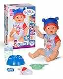 BABY Born Jonas - 43 cm Large Baby Doll - 10 Functions incl. Accessories & Romper - Works Completely Without Batteries - Suitable for Children from 3 Years