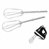 2 Stück Rührbesen für Handmixer, Ersatz Schneebesen zum Schlagen Aufsätze Handrührer Edelstahl Ersatzteile Für Küchenmaschine