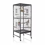 Montana Cages | Vogelvoliere Voliere Vogelkäfig Vogelhaus Käfig Casa 60 - für den Wellensittich, Nymphensittich die Wellensittichvoliere