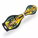 Schildkröt® Waveboard Good Vibes Ocean Drive, Schwarz-Gelb