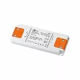 Goobay 30601 Dimmbarer LED Transformator 230V auf 24V – Konstantstromquelle 500 mA – LED Niedervolttrafo für LED Beleuchtungen – Gesamtlast bis 12 W – 127 x 50 x 10 mm