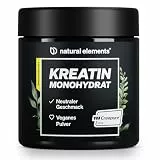 Kreatin Monohydrat Pulver – Markenrohstoff Creapure® – 147 Portionen (500g) – ultrafein: Mesh-Faktor 200 – geschmacksneutral & vegan – reines mikronisiertes Creatin Pulver ohne unnötige Zusätze