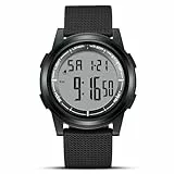 Uhren Herren Digital Herrenuhr 3ATM Wasserdicht Armbanduhr Herren Digitaluhr mit Wecker, Stoppuhr, Kalender