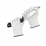 STONE REEF Schnittschutzhandschuhe Größe M – Level 5 Schutz, Lebensmittelecht, EN 388 Zertifiziert, Schnittfeste Handschuhe für Küche, Garten, Handwerk, Metzger und Outdoor-Arbeiten