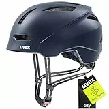uvex urban Planet - robuster City-Helm für Damen und Herren - aus Recyclingmaterial - optimierte Belüftung - deep Space matt - 58-61 cm