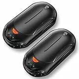 Handwärmer Wiederaufladbar Split 2 Pack,OUTJUT Handwärmer Elektrisch 6000mAh Tragbare Taschenwärmer 3 Heizmodi Schnelles Aufheizen Outdoor Sport Golf Camping im Winter