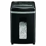 Fellowes Aktenvernichter High Security 9 Blatt (P5), Papierschredder für Büro und Homeoffice, Powershred 450M, Schredder mit 19L Papierkorb, sehr leise, über 2000 Partikel pro A4 Blatt, CD Schredder