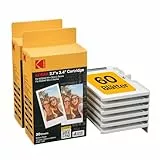 KODAK 60er Packung, Fotopapier, 54x86 mm, Patronen, All-in-One Papier- und Farbbandpatronen-Nachfüllung - Kompatibel mit Mini 2 und Mini Shot 2 Serie